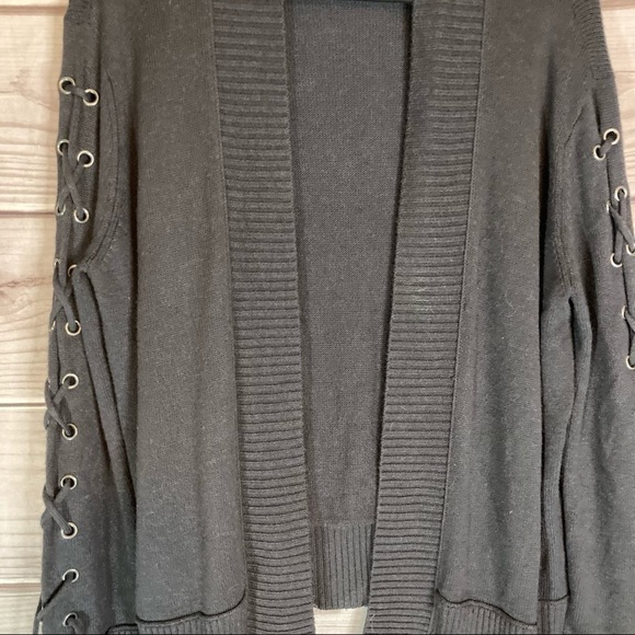 N:PHILANTHROPY Francesca Lace Up Wool Cardigan - Picture 2 of 10